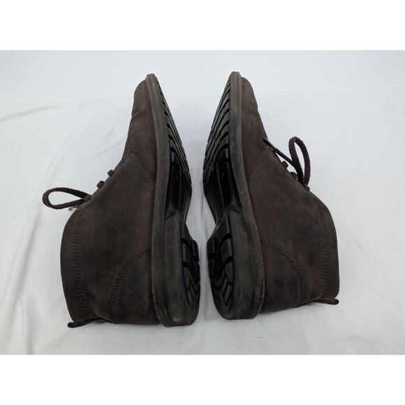 Ecco Chukka Brown Leather Hydro Max Lace Up Boot Size 46 (12 12.5) Outdoors main image 7
